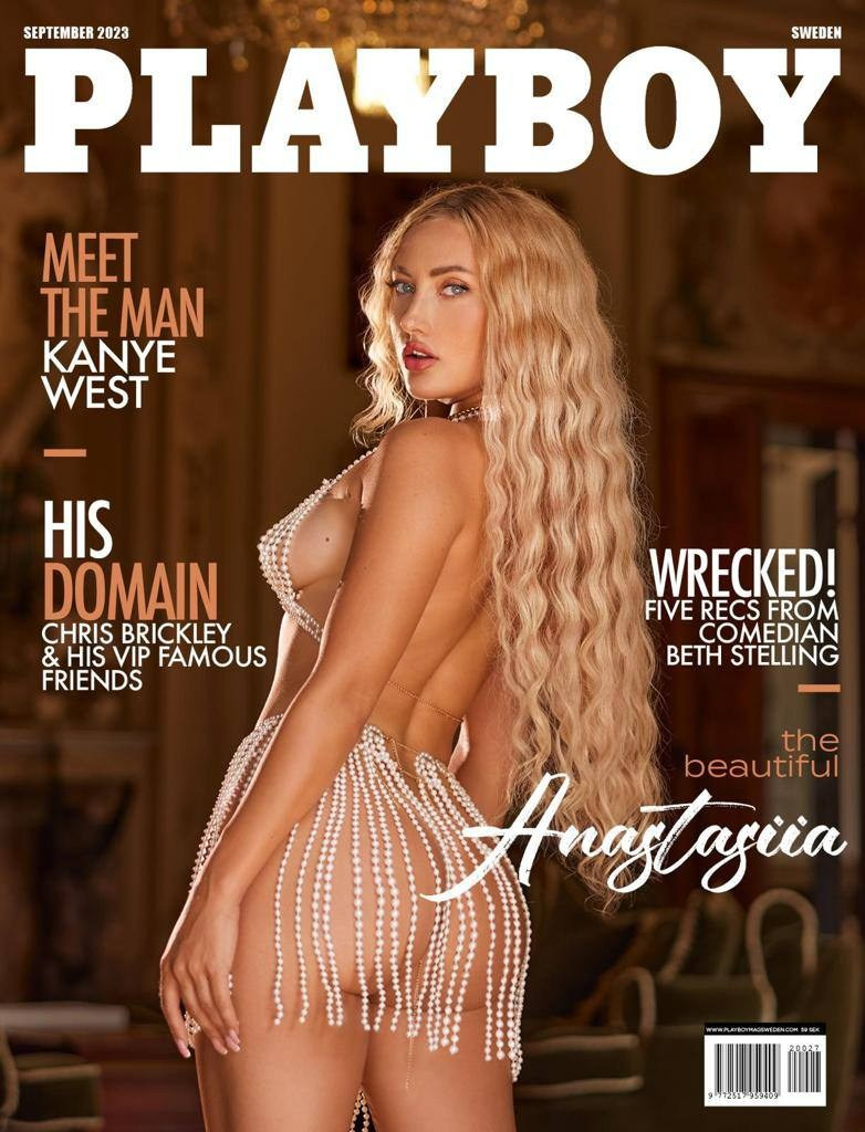Playboy magazine cover featuring photography by Iuliia Gigina